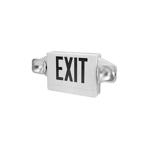Sign, Exit , 2 Adj & Led Lighted